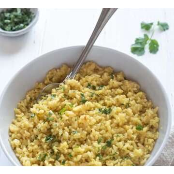 Planet Rice Bulk Sprouted Brown Rice Bulk - Great for Bulk Rice Cooking - Gaba Rice Gluten-Free, Vegan, Paleo, with 64% more Fiber - Soft and Chewy Texture - 22 Ounce (Pack of 6)