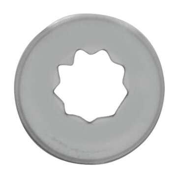 Ateco Open Star Icing Tip, Silver, Stainless Steel, 1.21 Inch