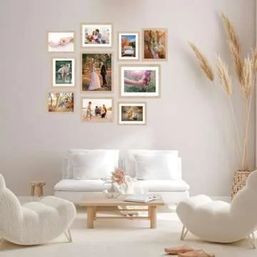 KTKDE 4x6 Picture Frame Set of 4 - Elegant & Durable