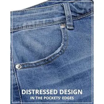 GRAPENT 70s Clothes for Women's Baggy Jeans Women's High Waisted Wide Leg Pants Womens High Waisted Jeans for Women Stretch Bootcut Western Womens Jeans Size 10 Color Bay Blue Size 8 Size 10