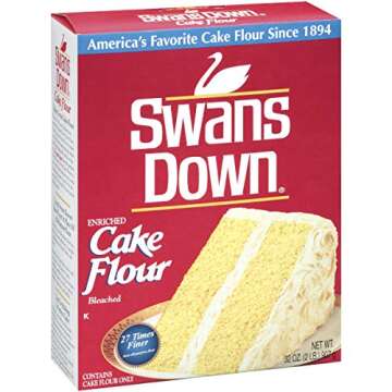 Swans Down Regular Cake Flour, 32oz Box (Pack of 8)