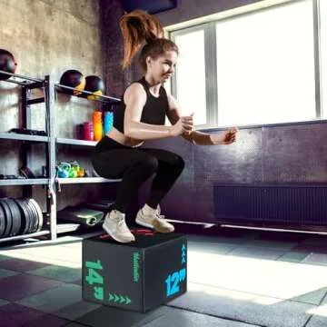 Matladin Heavy Foam Plyometric Jump Box for Workouts