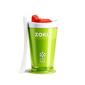 ZOKU Original Slush and Shake Maker, Compact Make and Serve Cup with Freezer Core Creates Single-Ser...