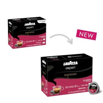 Lavazza Expert Espresso Classico Capsules - 36 Single-Serve, Medium Roast 100% Arabica