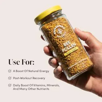 Beekeeper's Naturals Raw Bee Pollen - Energizing Superfood
