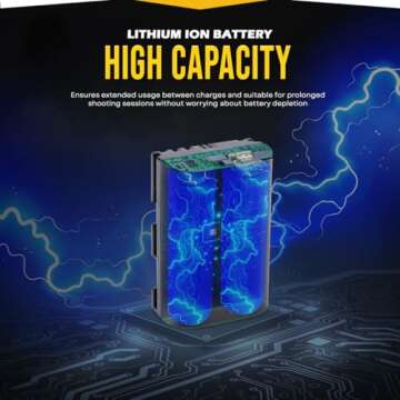 BM Premium LP-E6NH High Capacity Battery for Canon EOS R, EOS R5, EOS R6, EOS R6 II, EOS R7, EOS 90D, EOS 60D, EOS 70D, EOS 80D, EOS 5D III EOS 5D IV, EOS 6D, EOS 6D II, EOS 7D, EOS 7D Mark II Cameras