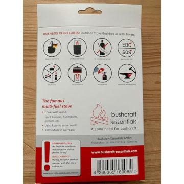 Bushcraft Essentials Outdoor Stove Bushbox XL - Portable & Efficient