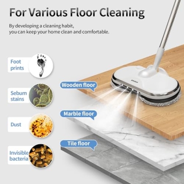 AlfaBot WS-24 Cordless Electric Mop for Effortless Cleaning