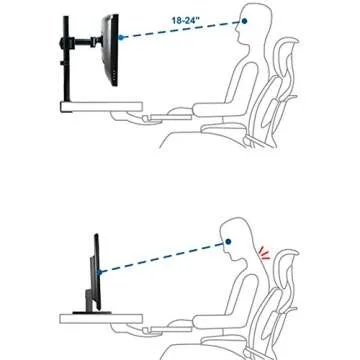 ARCTIC Z1-3D - Gas Assisted Single Monitor Arm with USB Hub, for up to 38", up to 8 kg (17.6 lbs), VESA 75mm & 100mm, Monitor Display Mounting, USB Hub