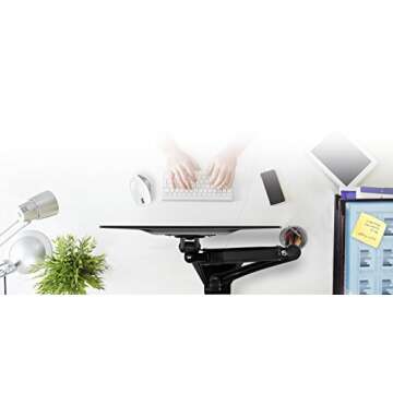 ARCTIC Z1-3D - Gas Assisted Single Monitor Arm with USB Hub, for up to 38", up to 8 kg (17.6 lbs), VESA 75mm & 100mm, Monitor Display Mounting, USB Hub