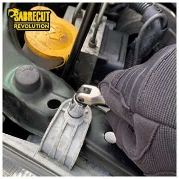 SabreCut 1 x MRSC05 Mini Micro Ratchet Adjustable 1/4" Square Drive Stainless Steel Professional 72 Tooth Gear Hand Ratchet Wrench