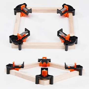 Adjustable Multi Corner Clamps for Woodworking Set of 4
