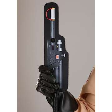 Fun Costumes Adult Ghostbusters Halloween Costume, Deluxe Ghostbusters Jumpsuit for Men, Ghostbusters Proton Pack Large