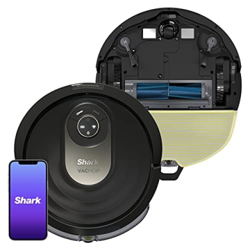 Shark AI Robot Vacuum & Mop with Smart Navigation, Wifi, and Alexa Integration, Black/Gold (AV2001WD...
