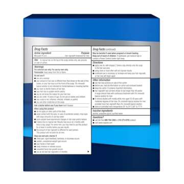 Men's Rogaine Extra Strength 5% Minoxidil Topical Solution for Thin Hair, Hair Loss Treatment to Regrow Fuller, Thicker Hair, 3 Month Supply, 3 Bottles