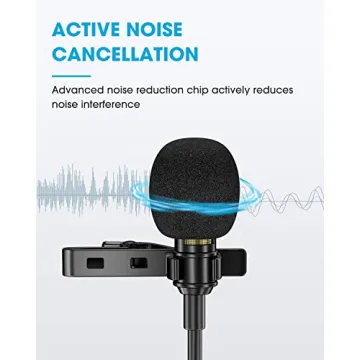 PopVoice 16ft Lavalier Microphone for Crystal Clear Audio