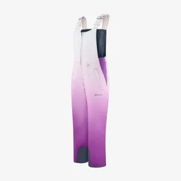 Insulated Bib Overalls for Women in Amethyst Ombre