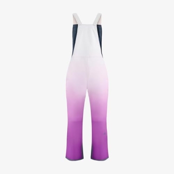 Insulated Bib Overalls for Women in Amethyst Ombre