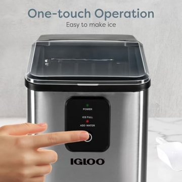 Igloo Self-Cleaning Countertop Ice Maker for Home & Parties