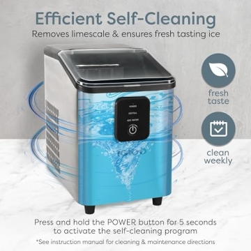 Igloo Self-Cleaning Countertop Ice Maker for Home & Parties