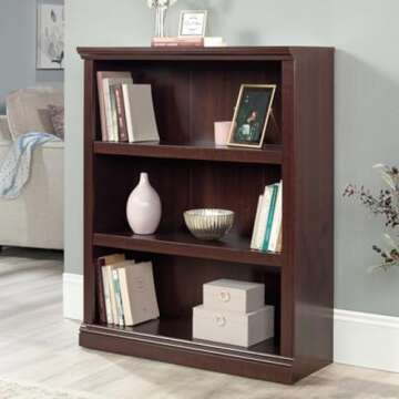 Elegant Sauder Miscellaneous Storage 3 Bookcase - Perfect for Home & Office