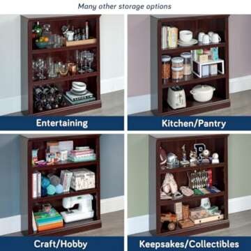 Stylish Sauder Miscellaneous Storage Bookcase - Select Cherry Finish