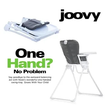 Joovy Nook High Chair - Easy Clean & Adjustable Tray Design