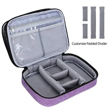 Teamoy Travel Makeup Brush Case - Stylish Cosmetic Organizer