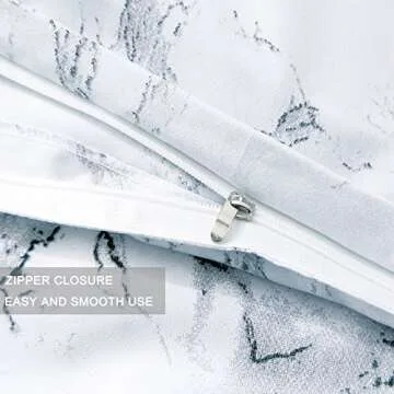 Nanko Queen Duvet Cover Set - Luxury Microfiber Bedding Set