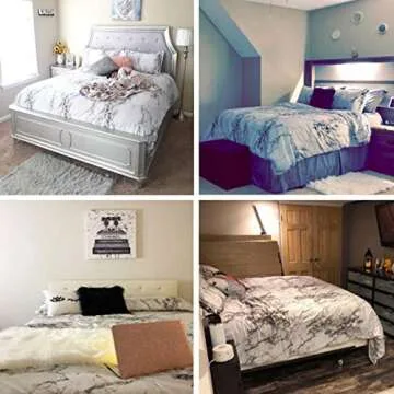 Nanko Queen Duvet Cover Set - Luxury Microfiber Bedding Set