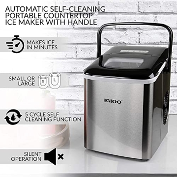 Igloo Portable Electric Ice Maker - 26 lbs Daily