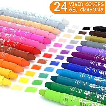 Shuttle Art Gel Crayons - Non-Toxic & Twistable for Kids