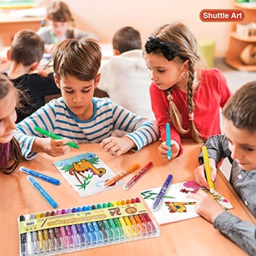 Shuttle Art Gel Crayons - Non-Toxic & Twistable for Kids