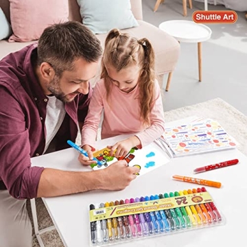 Shuttle Art Gel Crayons - Non-Toxic & Twistable for Kids
