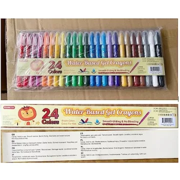 Shuttle Art Gel Crayons - Non-Toxic & Twistable for Kids