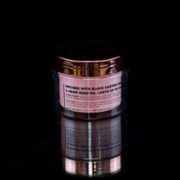 TruEDGE Controller Extreme Hold Water-Based Pomade - Ntaural Shine & Non-Flaky Scented Edge Control - Perfect for Hair-Braiding (Sweet Peach)