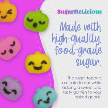 Spooky SugarMELicious Halloween Edible Toppers - 12 pcs