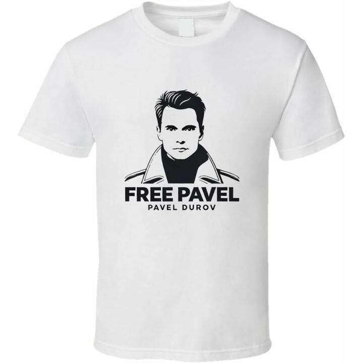 Free Pavel Durov Telegram CEO T Shirt