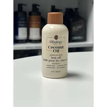 Oliology Coconut Hair Oil for Split Ends & Frizz Control
