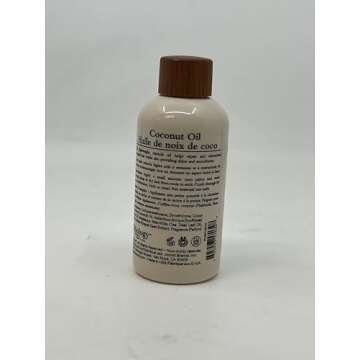 Oliology Coconut Hair Oil - Meds Split Ends, Controls Frizz, Hydrates & Softens - Lightweight Formula Helps Repair Distressed Hair from Heat Styling & Treatments | Made in USA & Paraben Free (4oz)