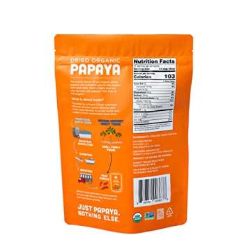 Mavuno Harvest Papaya Dried Fruit Snacks | Organic Dried Papaya Slices | Gluten Free Healthy Snacks ...