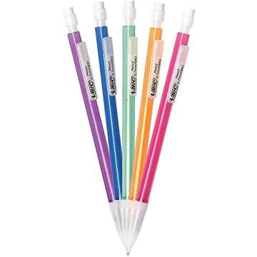 BIC Xtra-Sparkle Mechanical Pencil, Medium Point (0.7mm), Fun Design With Colorful Barrel, 15-Count