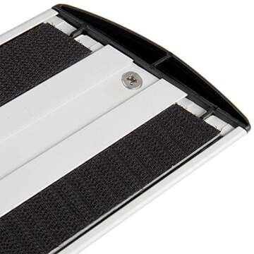 Rubbermaid Commercial Products HYGEN Microfiber Quick-Connect Mop Frame, 18 inch, Silver, for Janitorial/Professional/Industrial Cleaners for Heavy-Duty Floor Cleaning/Mopping/Dusting