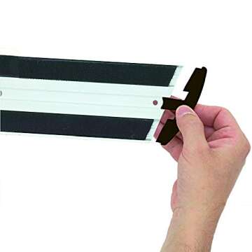 Rubbermaid Commercial Products HYGEN Microfiber Quick-Connect Mop Frame, 18 inch, Silver, for Janitorial/Professional/Industrial Cleaners for Heavy-Duty Floor Cleaning/Mopping/Dusting