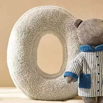 Customized Walbest Initial Letter Plush Pillows for Home Decor