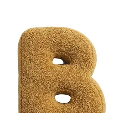 Customized Walbest Initial Letter Plush Pillows for Home Decor