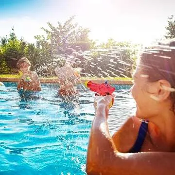 Space Squirt Mini Water Gun Mix, 2.25 Inch, Assorted Colors, Great Beach and Pool Toys for Kids (12-Pack)