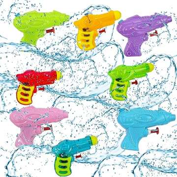 Space Squirt Mini Water Gun Mix, 2.25 Inch, Assorted Colors, Great Beach and Pool Toys for Kids (12-Pack)
