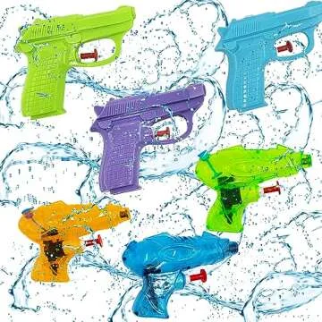 Space Squirt Mini Water Gun Mix, 2.25 Inch, Assorted Colors, Great Beach and Pool Toys for Kids (12-Pack)