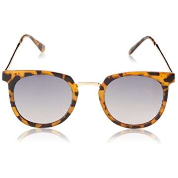 TAHARI womens Th713 Metal Bridged UV Protective Women s Round Sunglasses Elegant Gifts for Women 49 ...